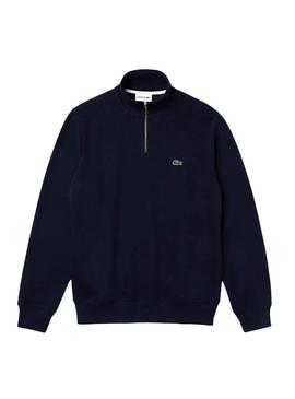 Sweat Col roulé Lacoste Bleu marine pour Homme