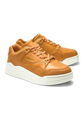 Baskets Lacoste Court Slam brun pour Femme