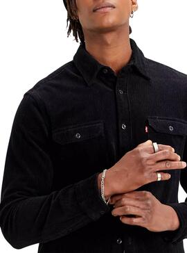 Chemise Levis Jackson Worker Noire pour Homme