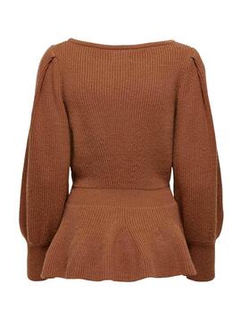 Pull Only Lolina Beige pour Femme