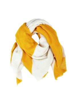 Foulard Naf Naf Mostaza y Beige pour Femme