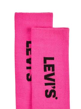 Chaussettes Levis Neon Sport Rose pour Femme
