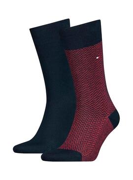 Calcetines Tommy Hilfilger Herringbone pour Homme