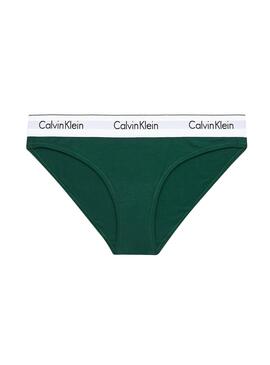 Culotte Calvin Klein Bikini Vert pour Femme