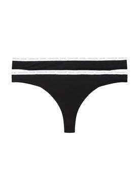 String Calvin Klein Noire pour Femme