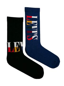 Chaussettes Levis Logo Multicolore Homme et Femme
