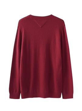 Pull Tommy Hilfiger Light Bend Rouge Homme