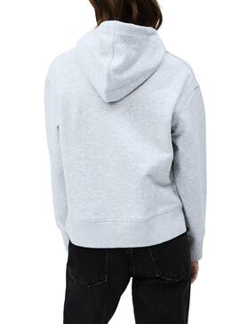 Sweat Pepe Jeans Carina Gris pour Femme