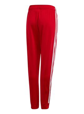 Pantalon Adidas Track Rouge pour Garçon et Fille