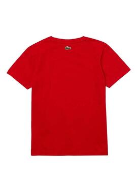 T-Shirt Lacoste Basic Croco Rouge pour Garçon
