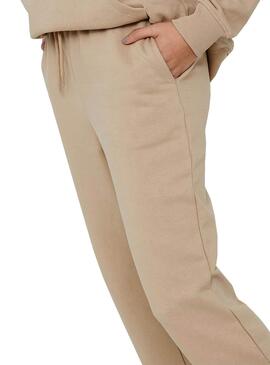 Pantalon de jogging Only Feel Beige pour Femme