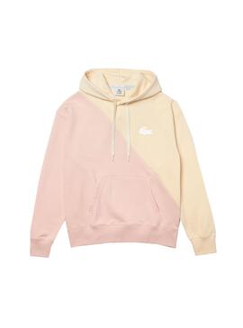 Sweat Lacoste Live Loose Bicolor Homme Femme