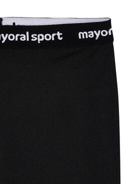 Short Mayoral cycliste Knitted Noir pour Fille