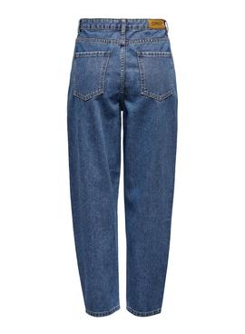 Jeans Only Liva Slouchy Bleu pour Femme