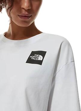 T-Shirt The North Face Cropped Blanc pour Femme