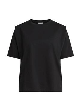 T-Shirt Vila Vishoulde Noire pour Femme