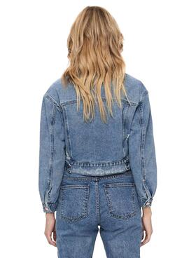 Veste Denim Only Malibu Bleu pour Femme