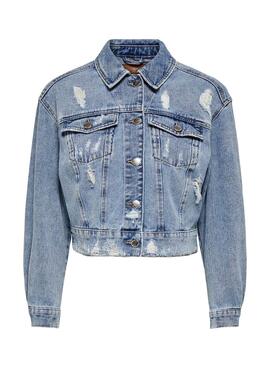 Veste Denim Only Malibu Bleu pour Femme
