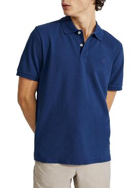 Polo Ecoalf Watford Act Now Bleu marine Homme