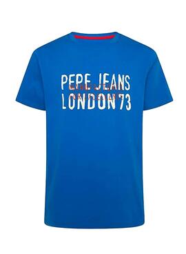 T-Shirt Pepe Jeans Devos Bleu pour Homme