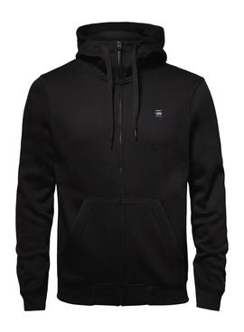 Sweat G-Star Premium Core Hdd Zip Noir Homme