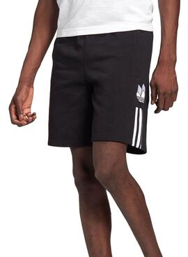 Bermuda Adidas 3D Trefoil Noir pour Homme