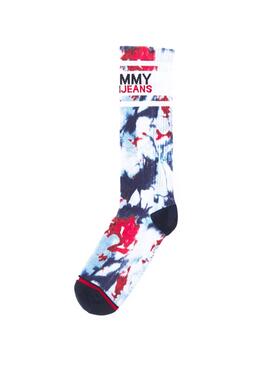 Chaussettes Tommy Jeans Tie Dye Bleu marine