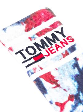 Chaussettes Tommy Jeans Tie Dye Bleu marine