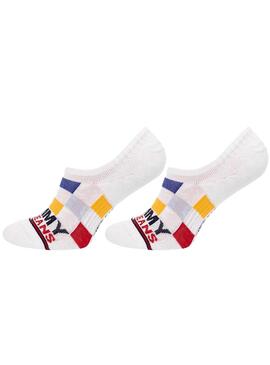 Chaussettes Tommy Jeans Show High Blanc