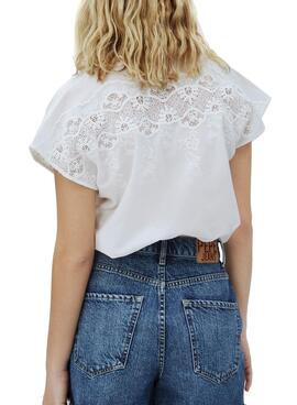 Chemise Pepe Jeans Nicola Blanc pour Femme