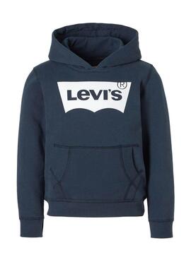 Sweat Levis Batsweat Bleu marine pour Garçon