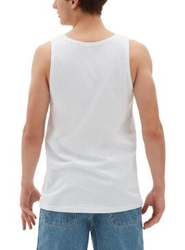 T-Shirt Vans Print Box Tank Blanc pour Homme