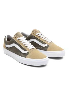 Baskets Vans Old Skool Beige pour Homme