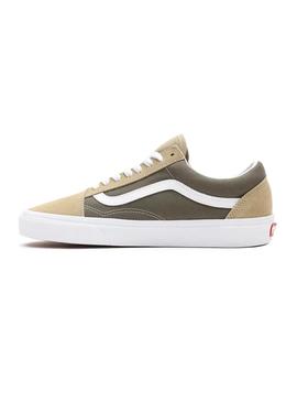 Baskets Vans Old Skool Beige pour Homme