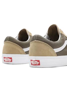 Baskets Vans Old Skool Beige pour Homme