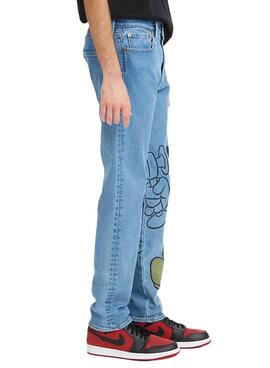 Pantalon Levis Disney 502 Indigo Bleu pour Homme