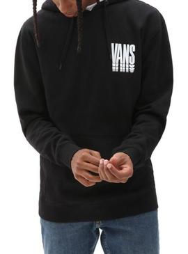 Sweat Vans Reflect Po Noir pour Homme