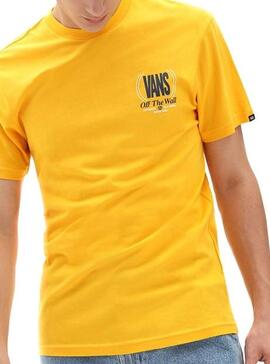 T-Shirt Vans Frequency SS Jaune pour Homme