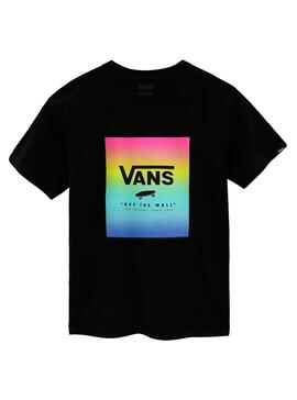 T-Shirt Vans Classic Print Box Noir pour Homme