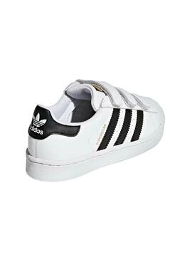 Baskets Adidas Superstar Blanc Garçon et Fille