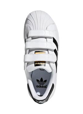 Baskets Adidas Superstar Blanc Garçon et Fille