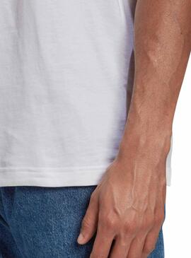 T-Shirt Adidas 3 Stripes Blanc pour Homme