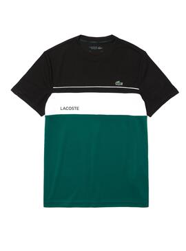 T-Shirt Lacoste Sport Respirant Vert Homme