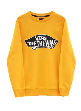 Sweat Vans OTW Crew Jaune pour Garçon