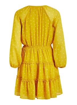 Robe Vila Vidotties Jaune pour Femme