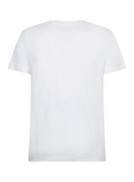 T-Shirt Tommy Hilfiger Corp Split Blanc Homme