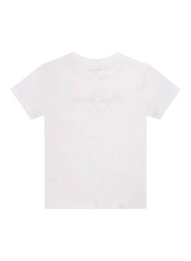 T-Shirt Pepe Jeans Art Blanc pour Garçon
