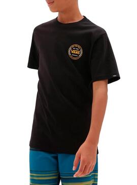 T-Shirt Vans Authentic Checker Noir pour Garçon