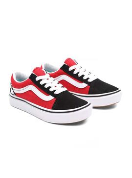 Baskets Vans Comfycush Old Skool Rouge Garçon Fille