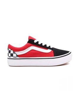 Baskets Vans Comfycush Old Skool Rouge Garçon Fille